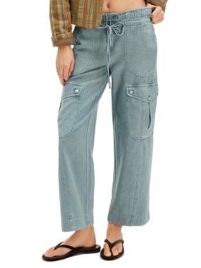 Free People Park Ave Pants in Autumn Sky xs